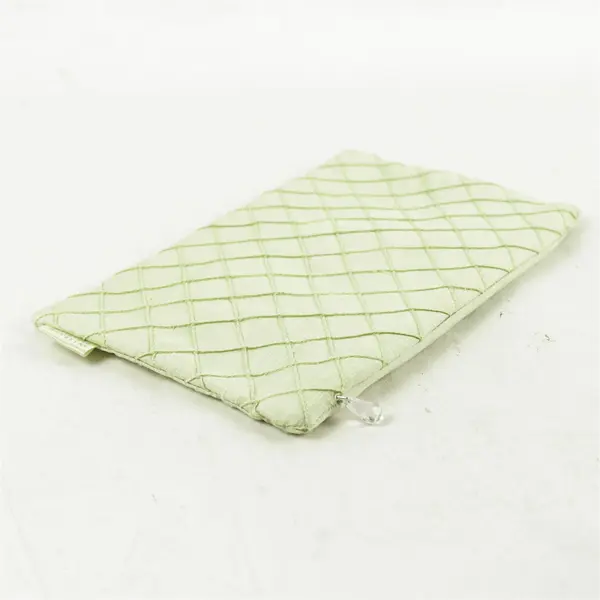 Crabtree & Evelyn Light Green Toiletries Bag Toile Pattern Zip Pouch