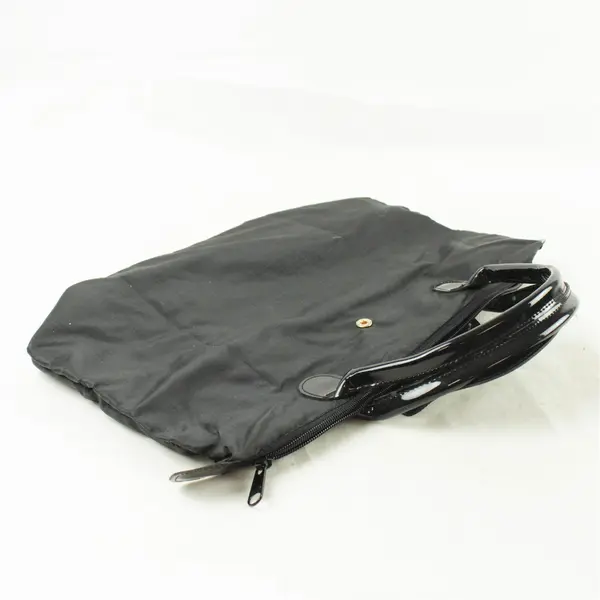 Lancome Black Nylon Tote Bag w/ Black Vinyl Handles Women's Handbag