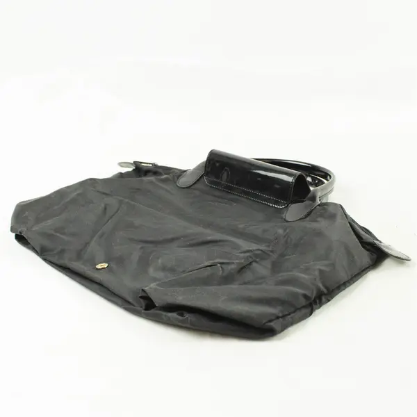 Lancome Black Nylon Tote Bag w/ Black Vinyl Handles Women's Handbag