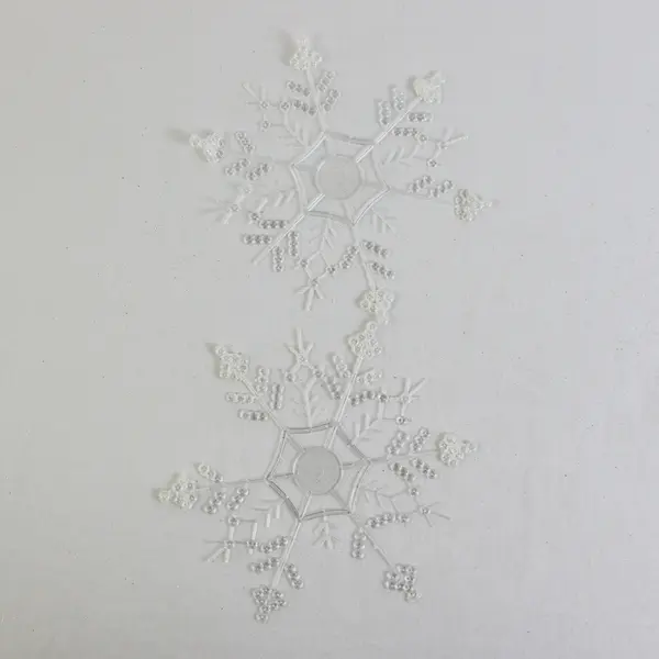 Lot of 10 Assorted Snowflake Multi-Purpose Ornaments/Decorations 