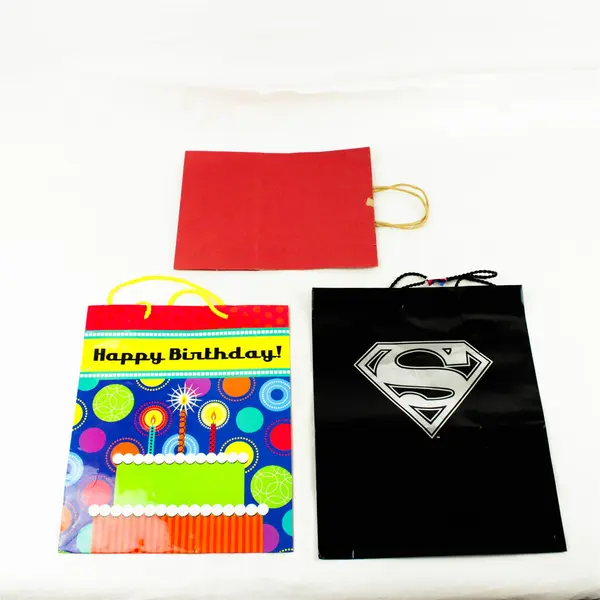 Lot of 6 Gift Bags & Birthday Gift Wrap Assorted Sizes Holiday