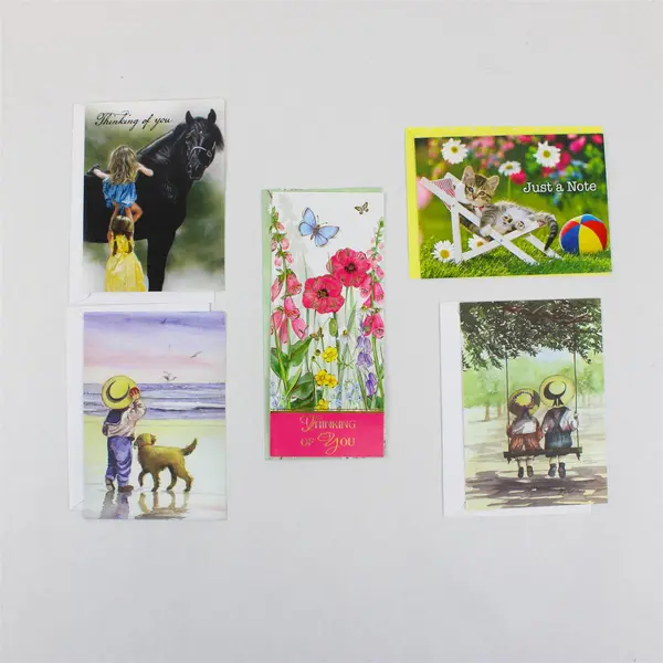 Lot of 20 Thinking of You Greeting Cards with Envelopes