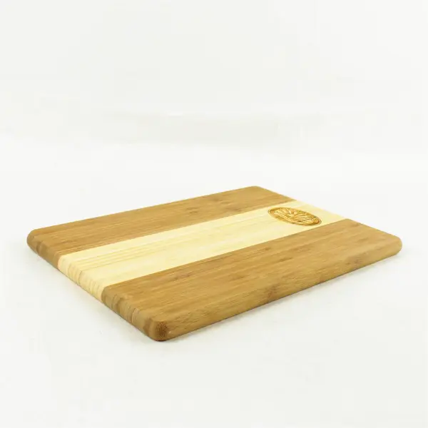 Used Carlton Farms Solid Wood Cutting Board 14 x 9.75in Kitchen Prep Board