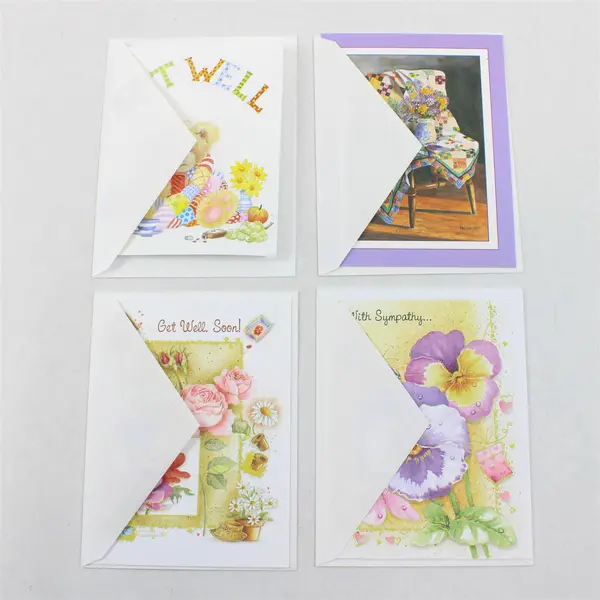 Lot of 15 Misc. Greeting Cards Get Well Sympathy Thank You Congrats