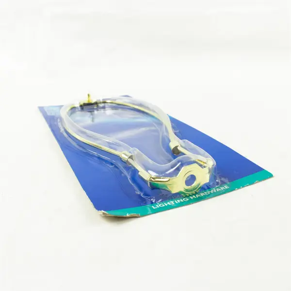 Westinghouse 12" Detachable Lamp Harp 2-Piece, Polished Brass