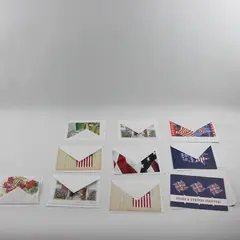 Lot of 10 American Patriotic 4th of July Greeting Cards with Envelopes