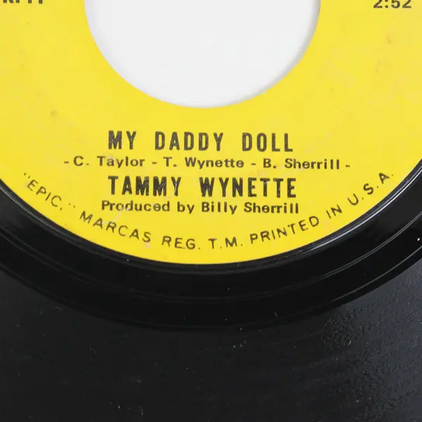 Tammy Wynette Run, Woman, Run / My Daddy Doll On Epic