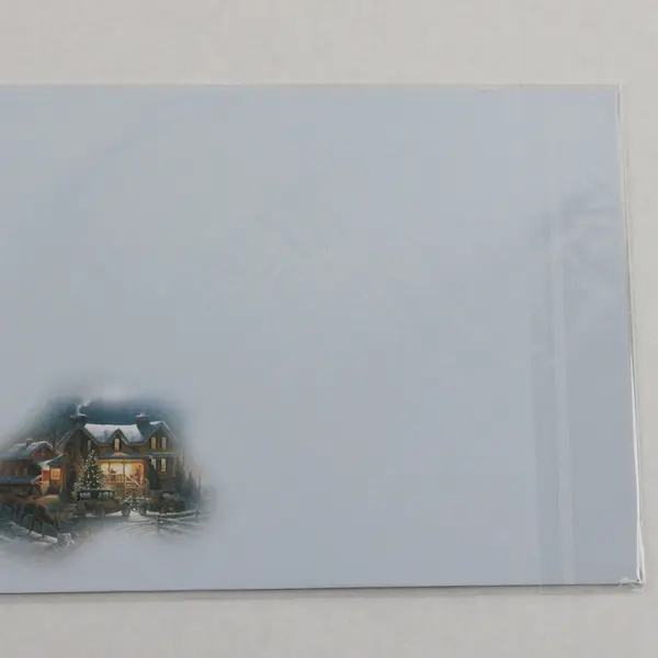 Lot of 14 New England Americana Christmas Cards with Envelopes