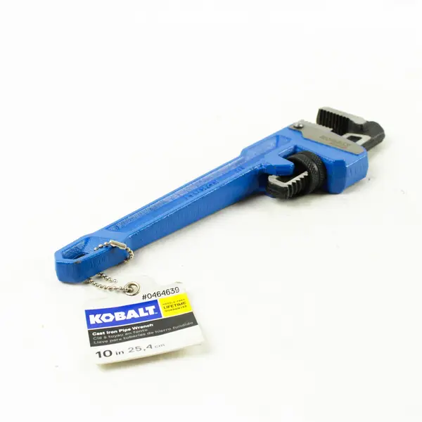 Kobalt 10" Heavy Duty Pipe Wrench Compact 10in Plumbing New