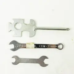 Lot of 3 Bicycle Wrenches Bike Repair Tools Assorted Sizes