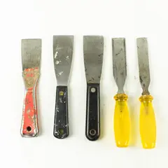 Lot of 5 Woodworking Chisels Assorted Sizes