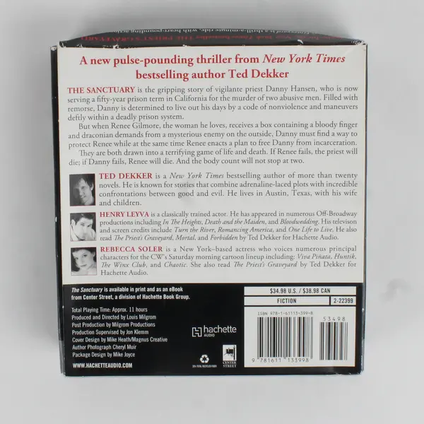 The Sanctuary By Ted Dekker Read By Leyva & Soler (Audio Book, CDs, 9 Disc)