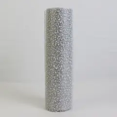 Roll of Silver Decorative Mesh  Holiday Ribbon 10.5 in x 15 ft.  New