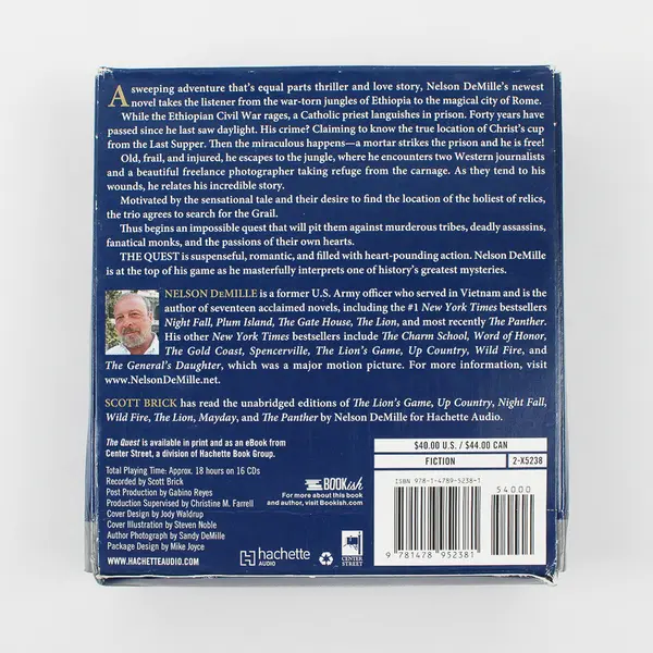 The Quest By Nelson DeMille Read By Scott Brick (Audiobook, CDs, 16 Disc)