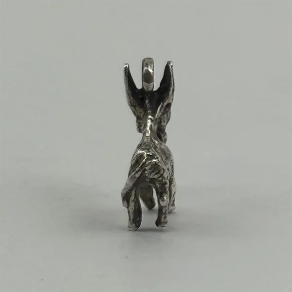 Vintage Sterling Silver Donkey Pendant Or Charm