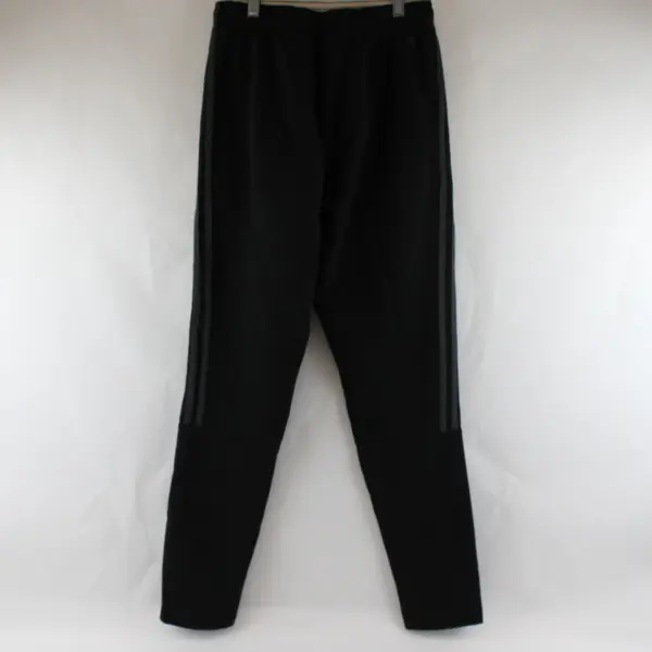Adidas Black and Gray Sweatpants Men's Size Small