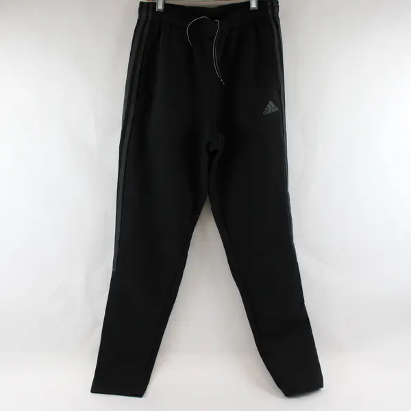 Adidas Black and Gray Sweatpants Men's Size Small