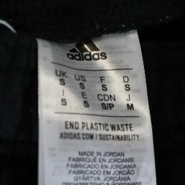 Adidas Black and Gray Sweatpants Men's Size Small