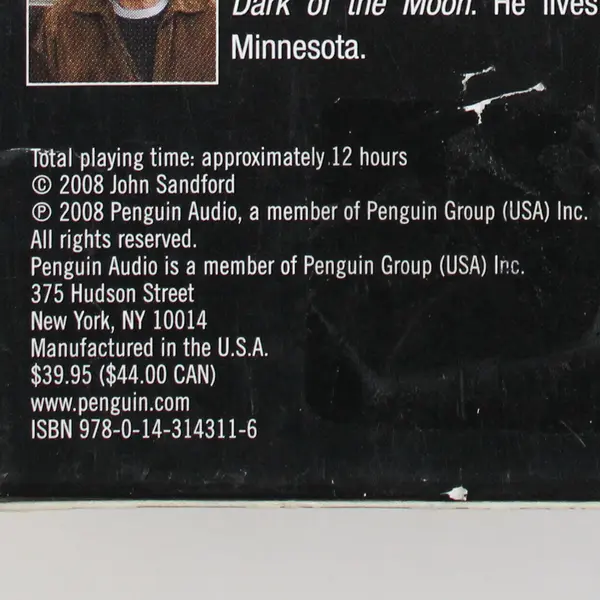 Phantom Prey By John Sandford Read By Richard Ferrone (Audio Book, CDs, 9 Disc)