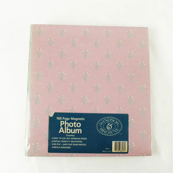 Windsor & Browne Pink Floral 100-Page Photo Album New