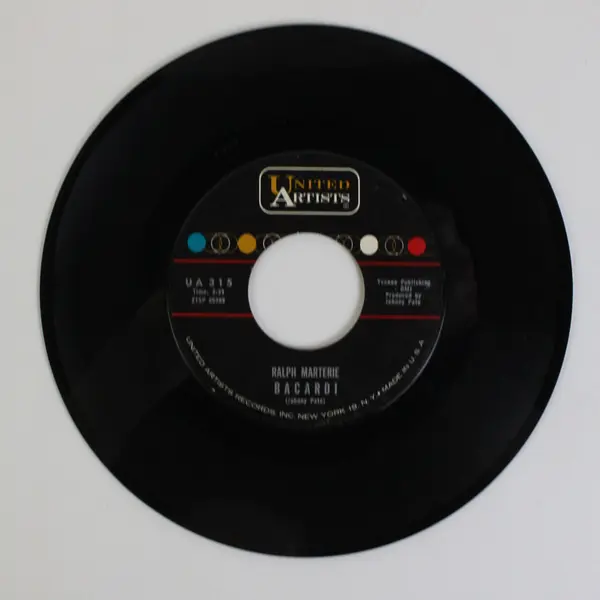 Ralph Marterie Bacardi / The Shuck Record 45 RPM Vinyl