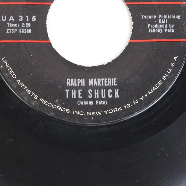 Ralph Marterie Bacardi / The Shuck Record 45 RPM Vinyl