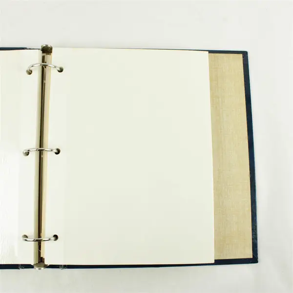 Dark Blue 80-Page Photo Album 12x10 Used Discolored Pages Keepsake