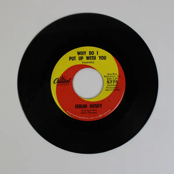 Ferlin Husky Why Do I Put Up With You / Once On Capitol Records