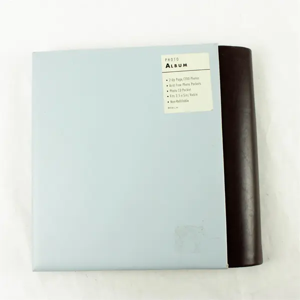 Blue "Memories" Photo Album Holds 200 Photos 9.5x9.5