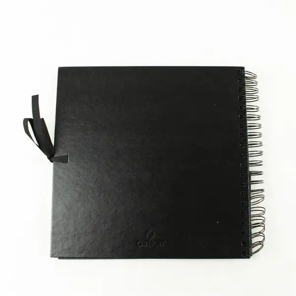 Black Spiral Scrapbook Album 10x10 – Photo Memory Craft Journal