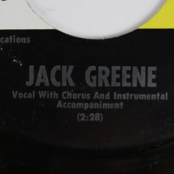 Jack Greene: Until My Dreams Come True/ We'll Try A Little Bit Harder Record