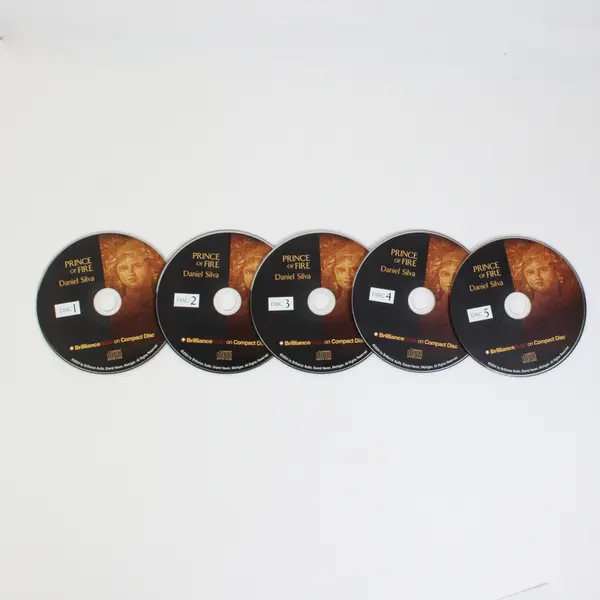 Prince Of Fire By Daniel Silva Read By Guerin Barry (Audio Book, CDs, 5 Disc)