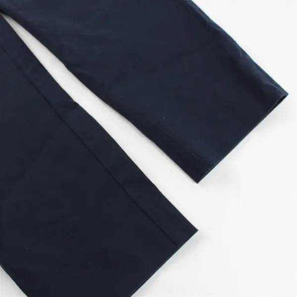 Soft Surroundings Navy Blue Tapered-Leg Pull-On Dress Pants Women's Large