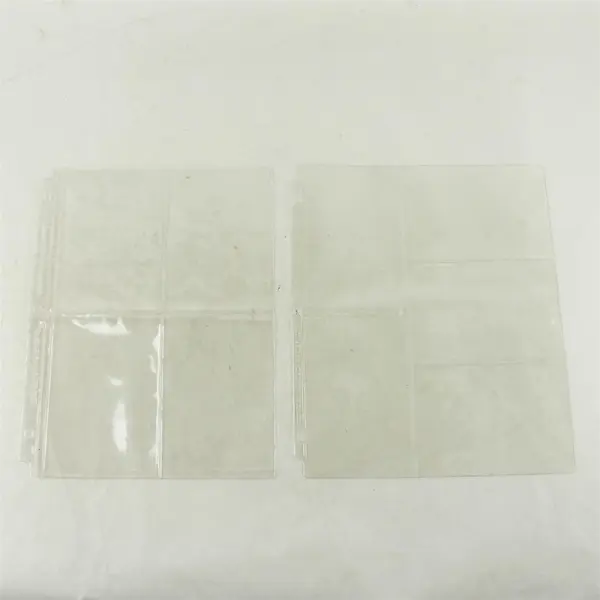 33 Clear Plastic Photo Album Sleeves Empty Protective Pages