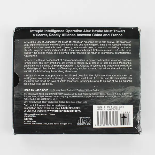 Pirate By Ted Bell Read By John Shea (Audiobook, CDs, 14 Disc, Unabridged)