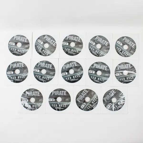 Pirate By Ted Bell Read By John Shea (Audiobook, CDs, 14 Disc, Unabridged)