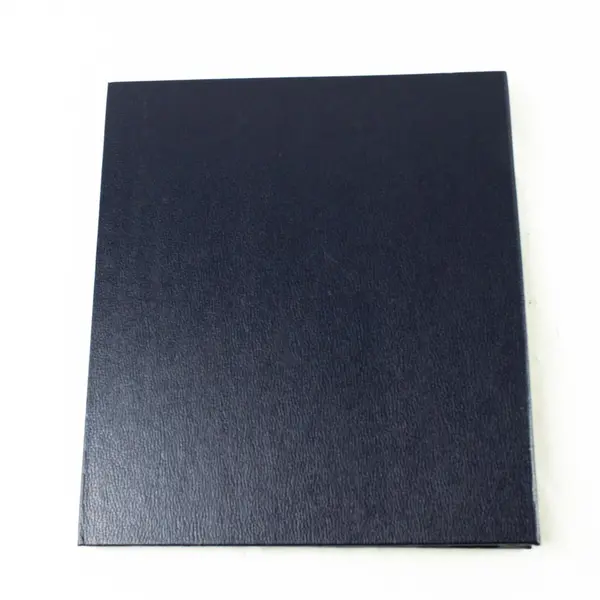 Hallmark Photo Pocket Album Blue 8-Page 3x5 Used Inscribed Name/Date