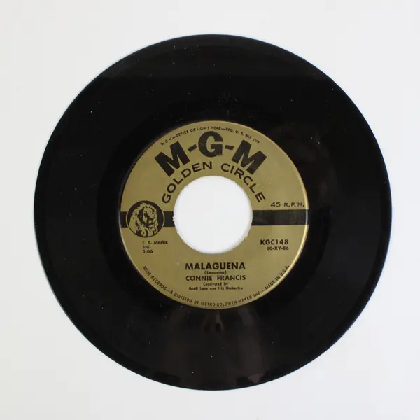 Connie Francis 45 RPM  My Heart Has a Mind of Its Own Malaguena MGM