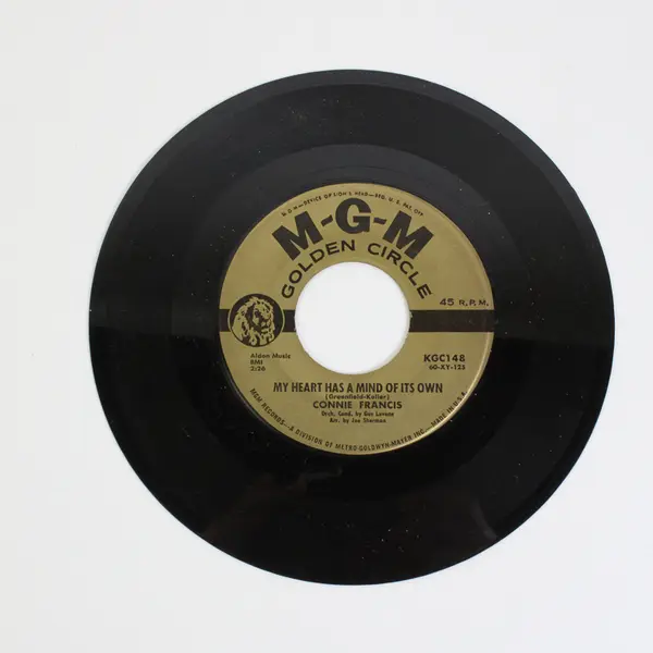 Connie Francis 45 RPM  My Heart Has a Mind of Its Own Malaguena MGM