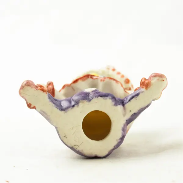 Vintage Clown Figurine Purple Outfit Collectible 3x2x3