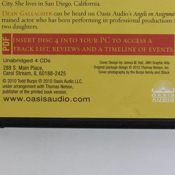 Heaven Is Real By Todd Burpo W/ Lynn Vincent (Audio Book, CDs, 4 Disc)