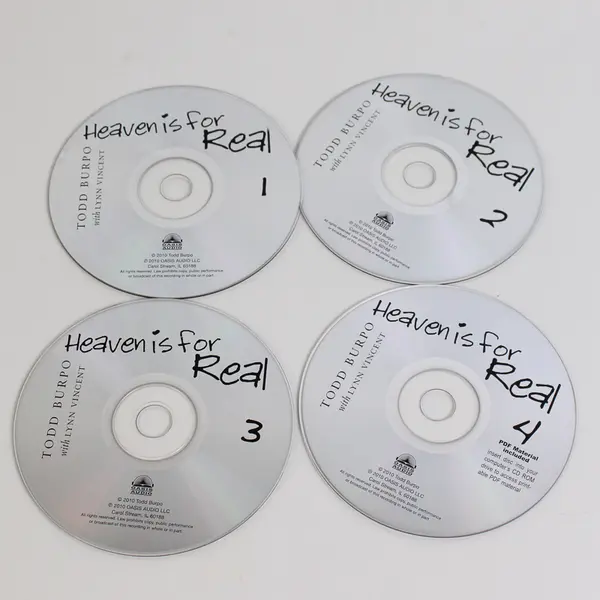 Heaven Is Real By Todd Burpo W/ Lynn Vincent (Audio Book, CDs, 4 Disc)