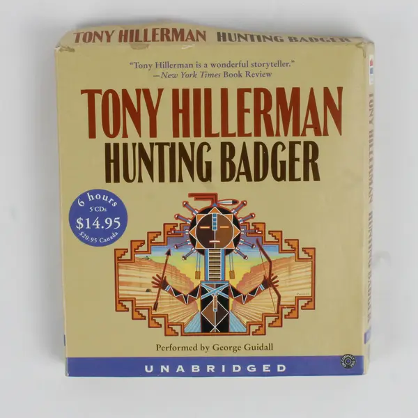 Hunting Badger By Tony Hillerman Read By George Guidall (Audio Book, CD, 5 Disc)