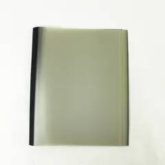 Lot of 10 Clear Front Report Protectors Black Spine Letter Size