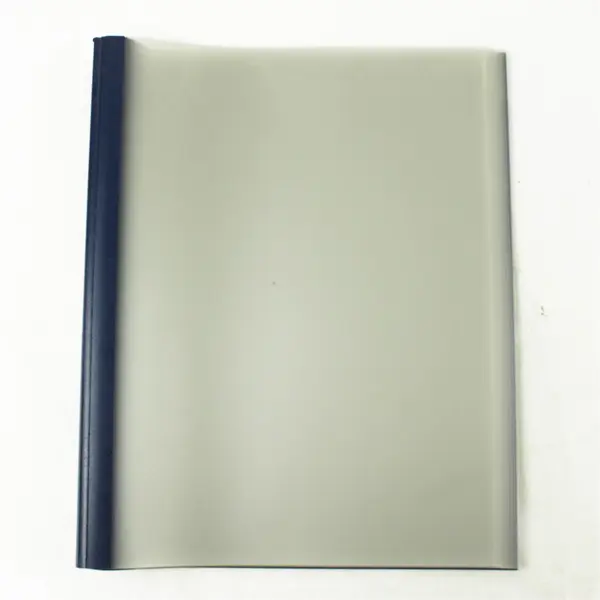 Lot of 10 Clear Front Report Protectors Blue Spine Letter Size