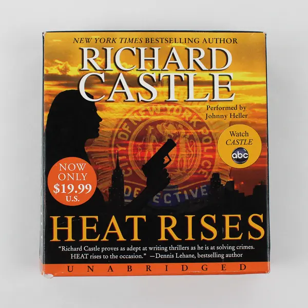 Heat Rises By Richard Castle Read By Johnny Heller (Audiobook, CDs, 10 Disc)