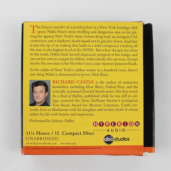 Heat Rises By Richard Castle Read By Johnny Heller (Audiobook, CDs, 10 Disc)