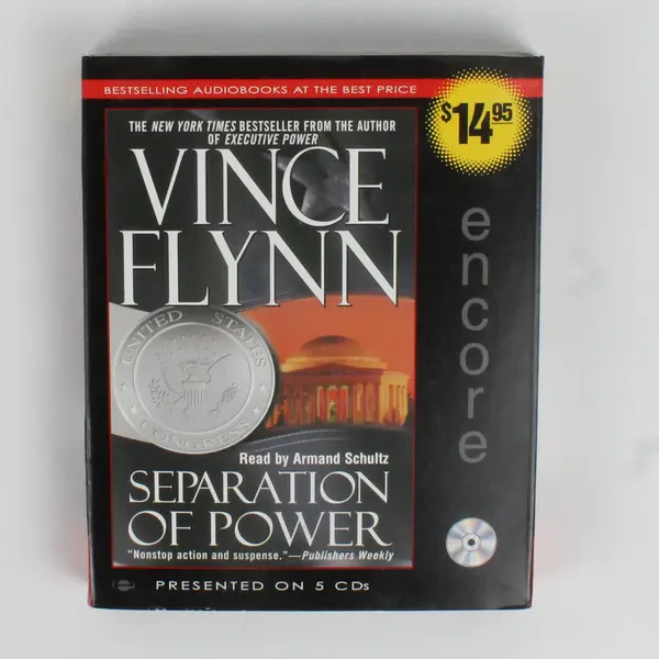 Separation Of Power By Vince Flynn Read By Armand Schultz ( CDs, 5 Disc)