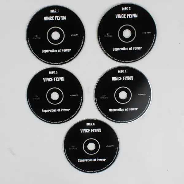 Separation Of Power By Vince Flynn Read By Armand Schultz ( CDs, 5 Disc)