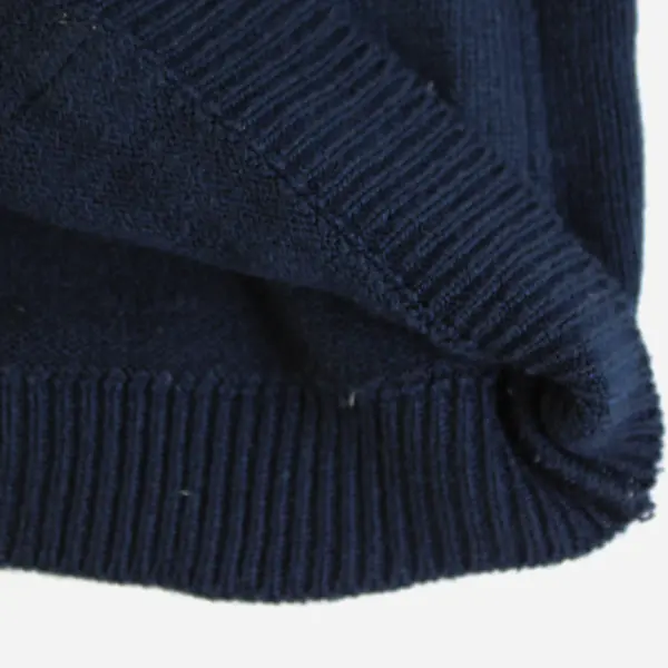 Flores Navy Blue Button-Front Cardigan Girls' Size 6